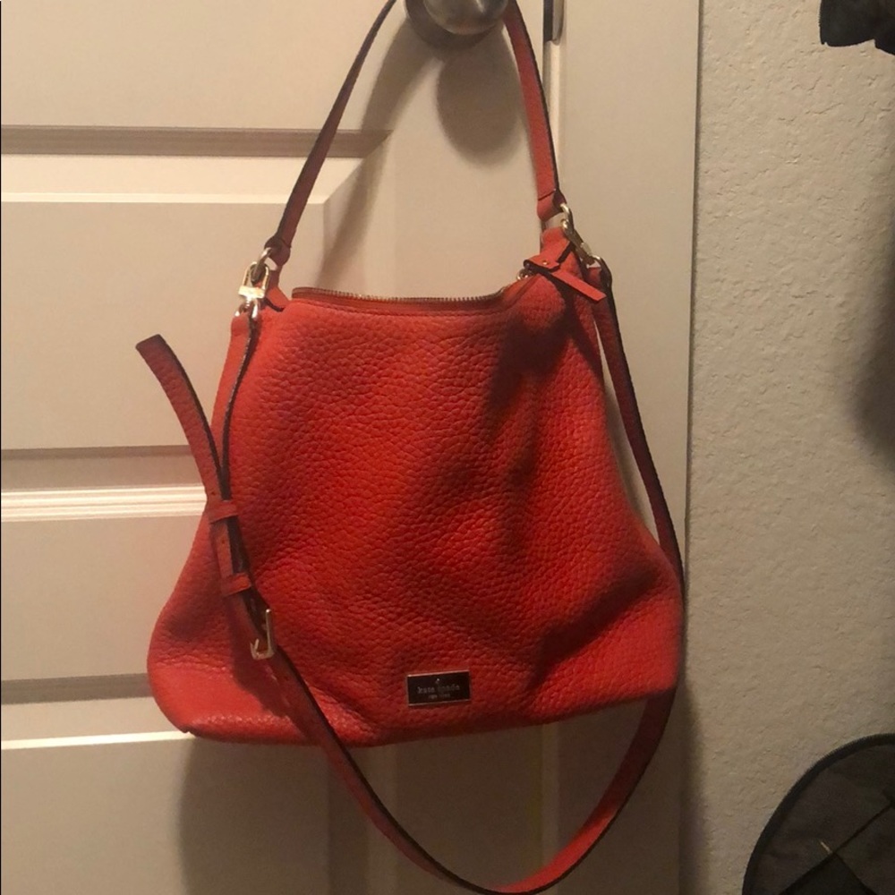 Tomato red Kate Spade handbag!
